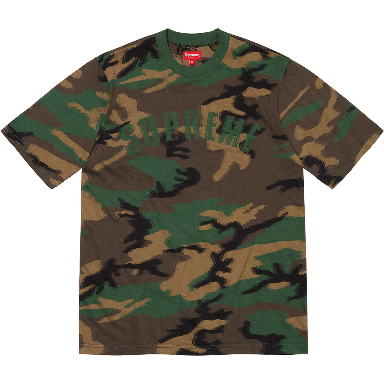 Intarsia Camo S/S Top view 5